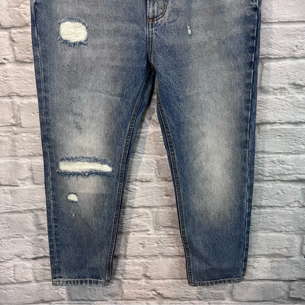NWT ROLLA’S 34x25” STUBS Slim Short Leg - Stoned Rip Jeans (SAMPLE) - Picture 4 of 12